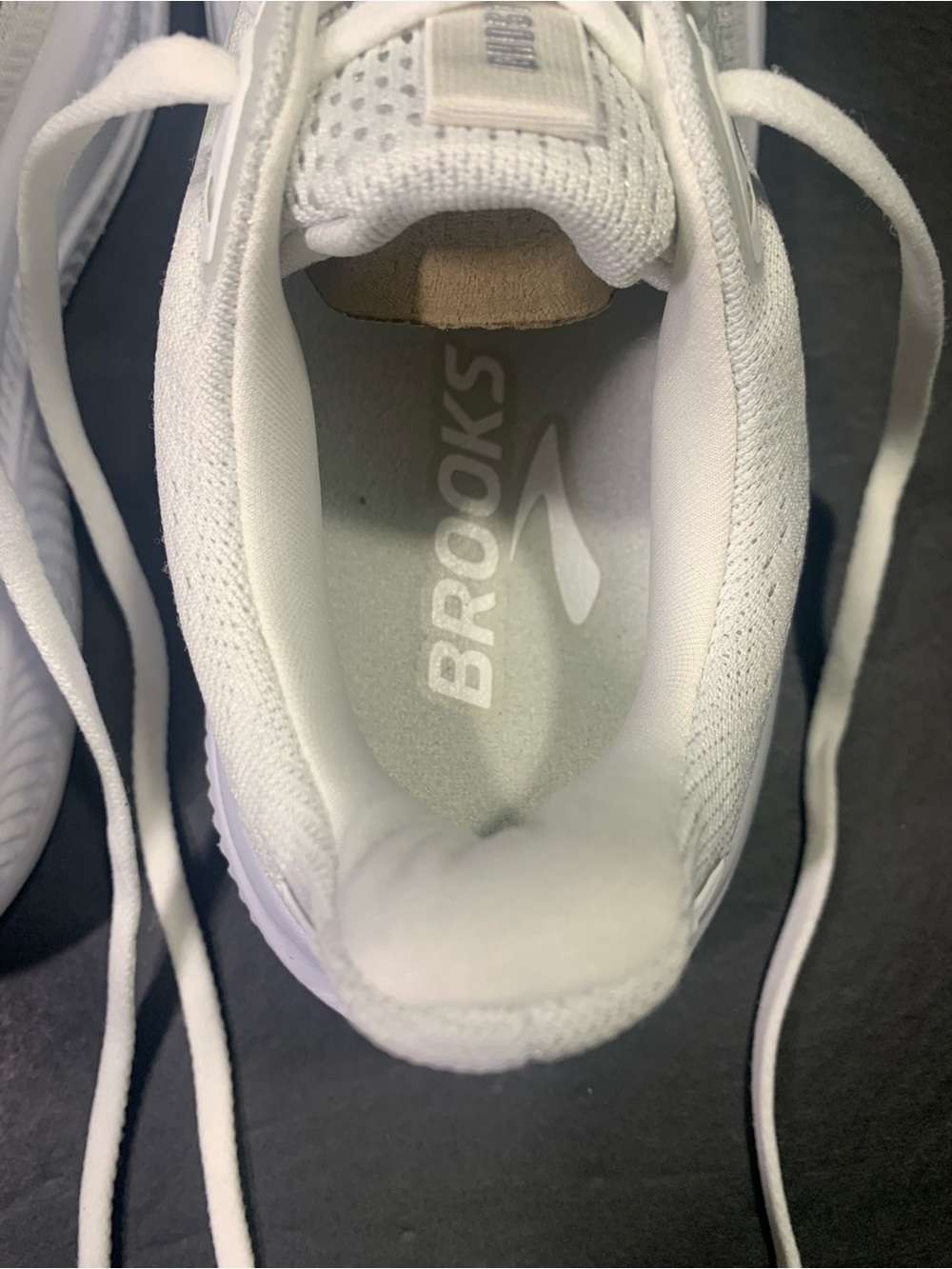 Brooks Ghost 17 Women’s White Running Walking Sneakers Shoe Size- 7 - Picture 8 of 11